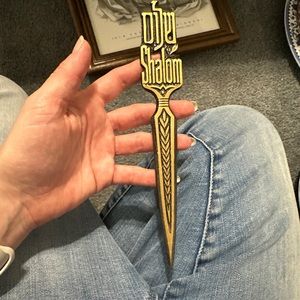 Judaic letter opener